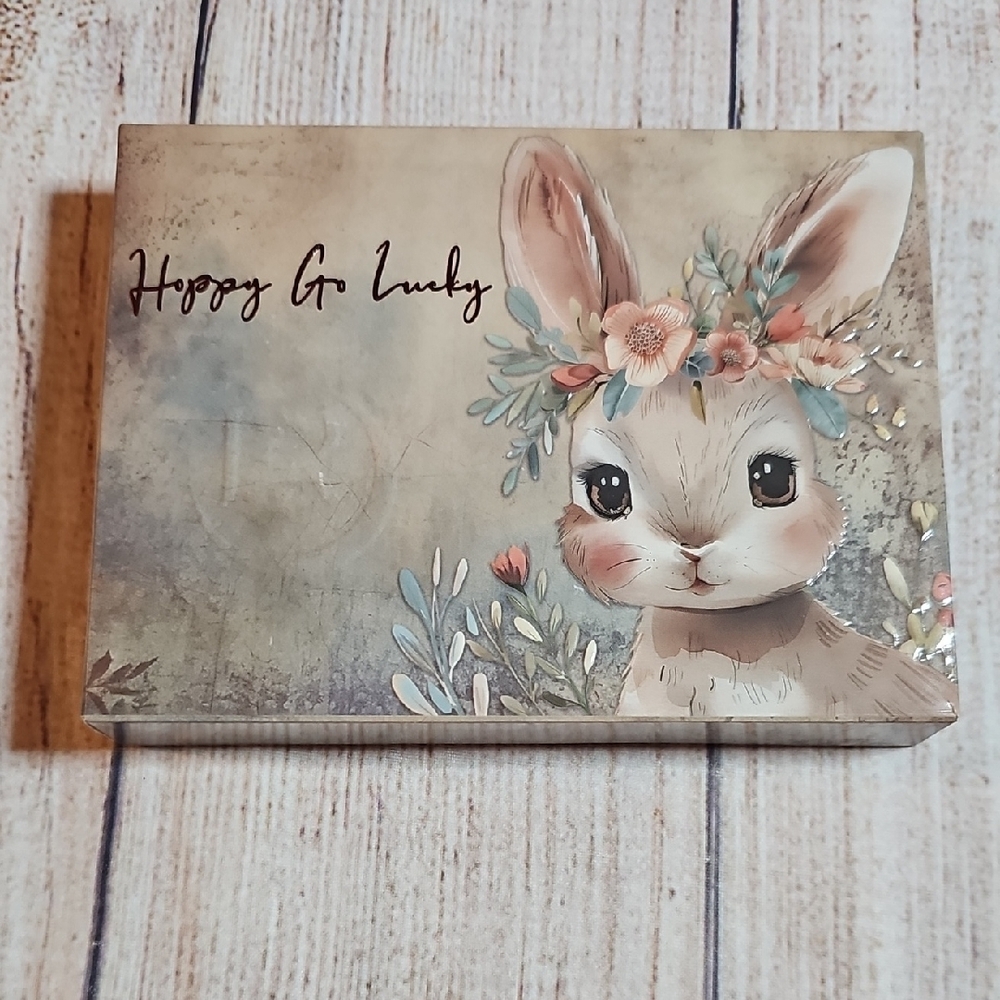 Happy Go Lucky Bunny Decorative Box